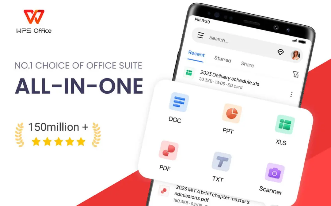 بهترین نرم افزار ویرایش pdf فارسی اندروید wps office