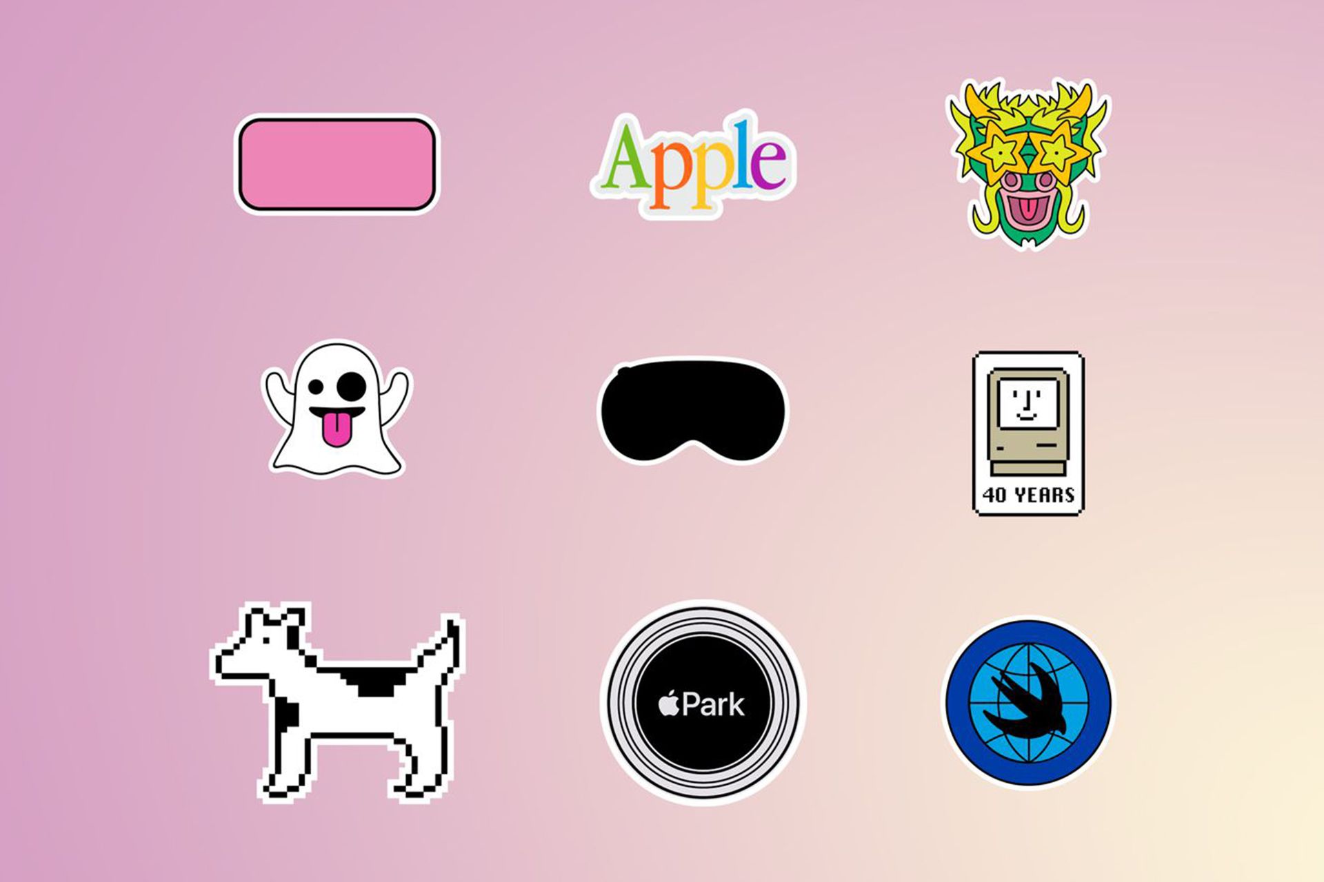 استیکرهای برنامه توسعه دهندگان اپل در WWDC 2024