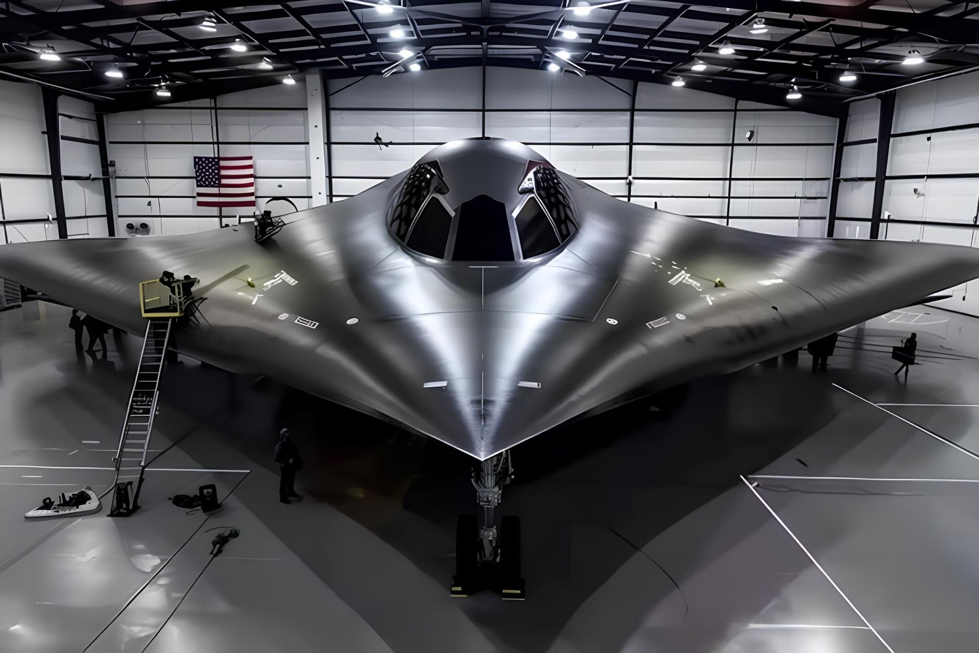 نمای فرضی از جنگنده‌ی X-44 Manta