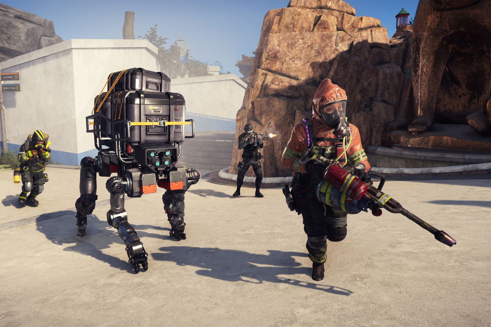 کاراکتر تفنگ به دست در بازی XDefiant