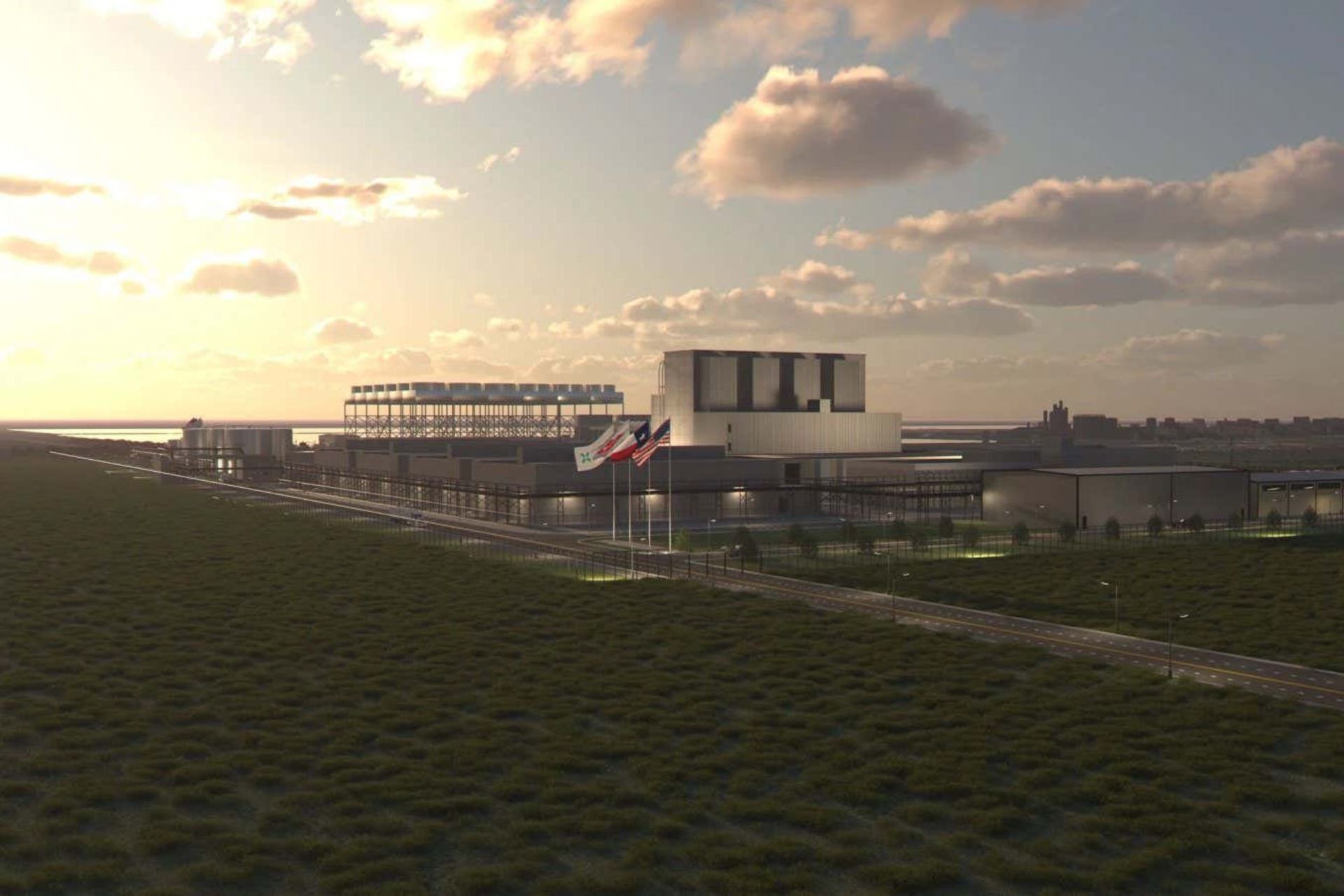 نیروگاه Xe-100 پیشنهادی شرکت X-Energy در ایالات متحده