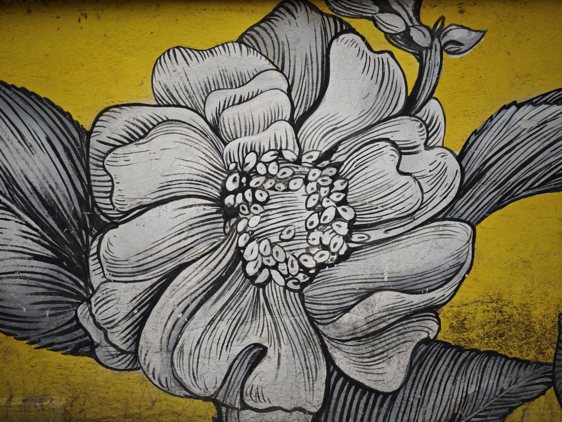 دیوارنگاره‌ای در خیابان جردن