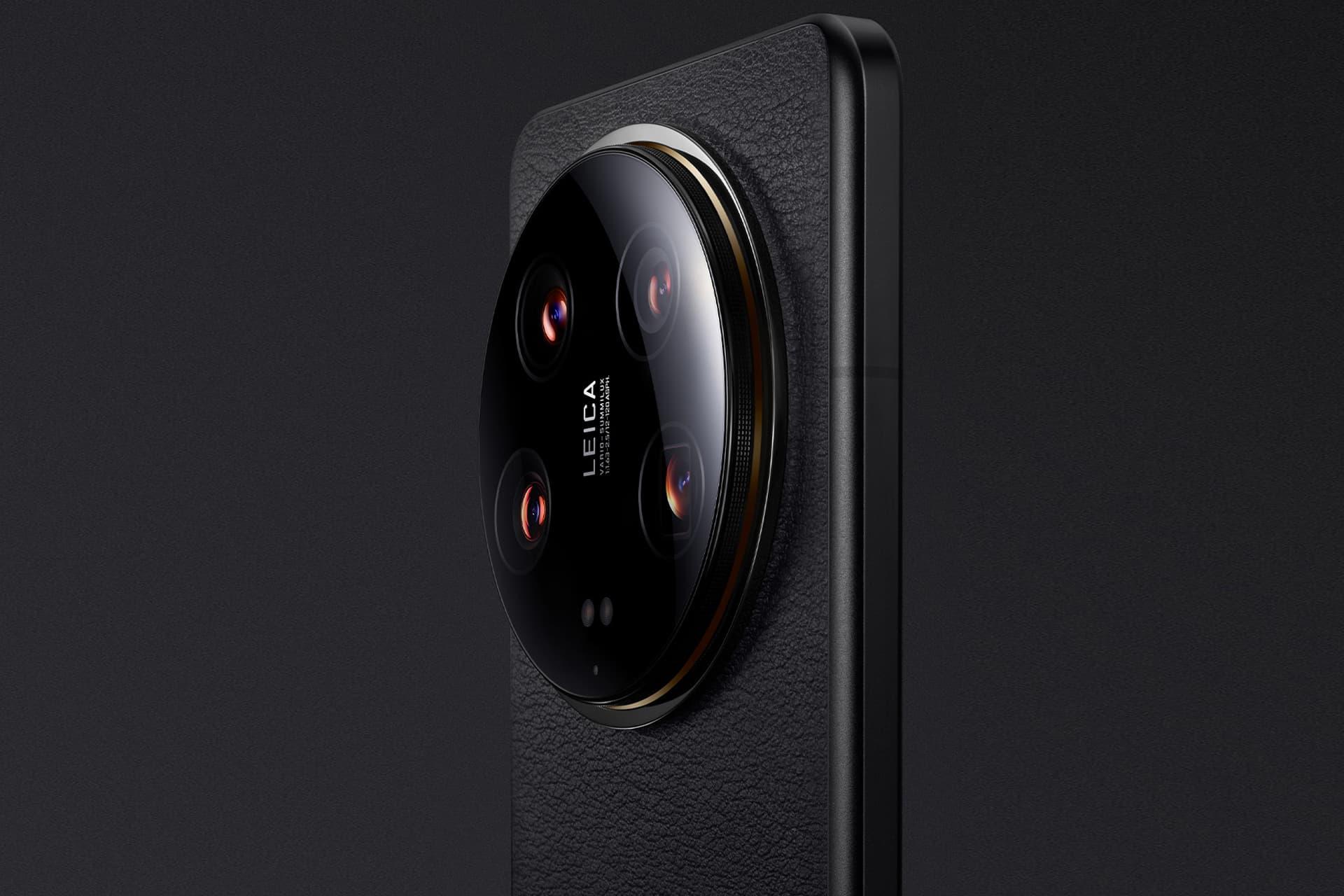 دوربین شیائومی ۱۴ اولترا / Xiaomi 14 Ultra از نمای نزدیک مدل مشکی