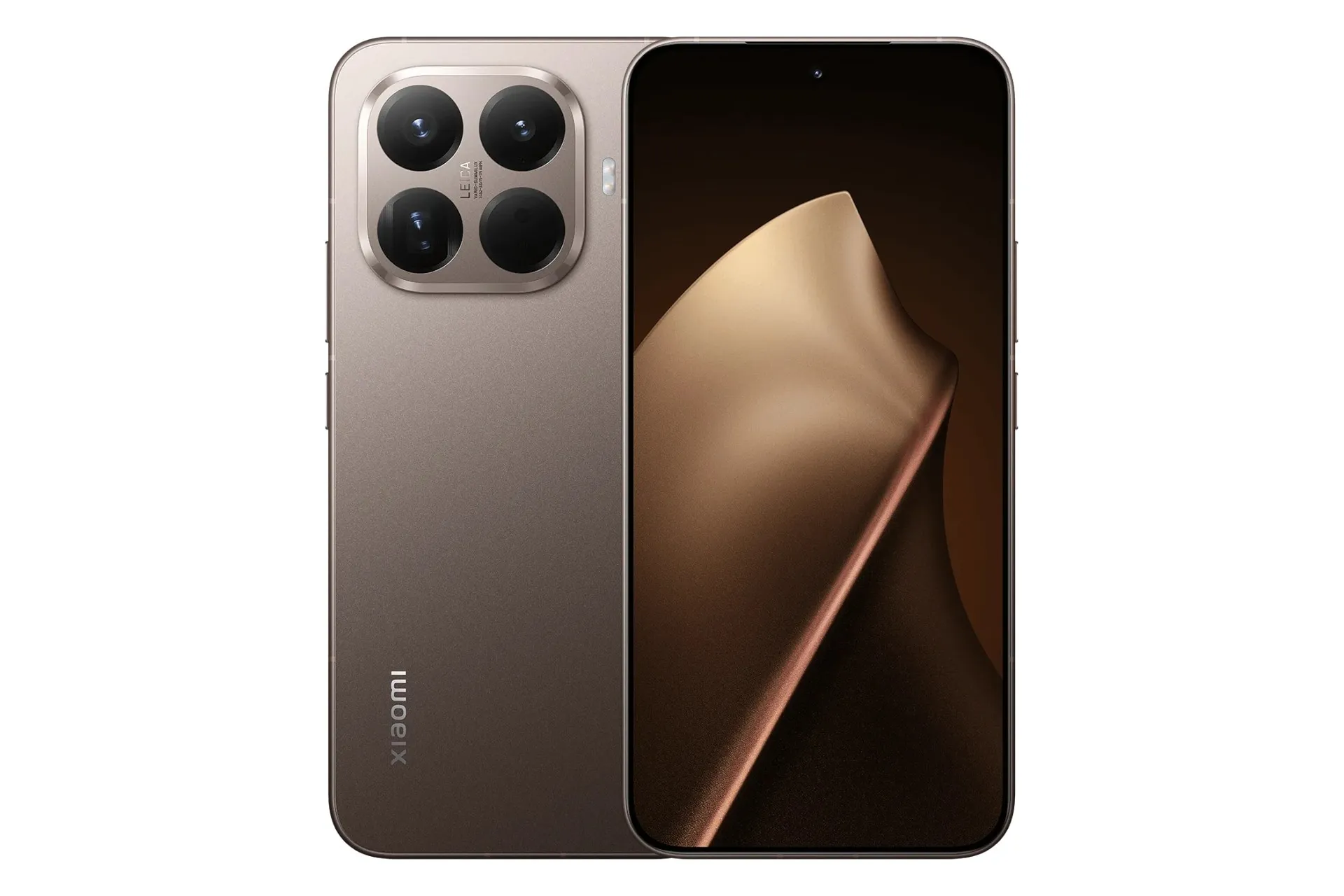 پنل جلو و پشت گوشی موبایل شیائومی 15T پرو طلایی تیره / Xiaomi 15T Pro