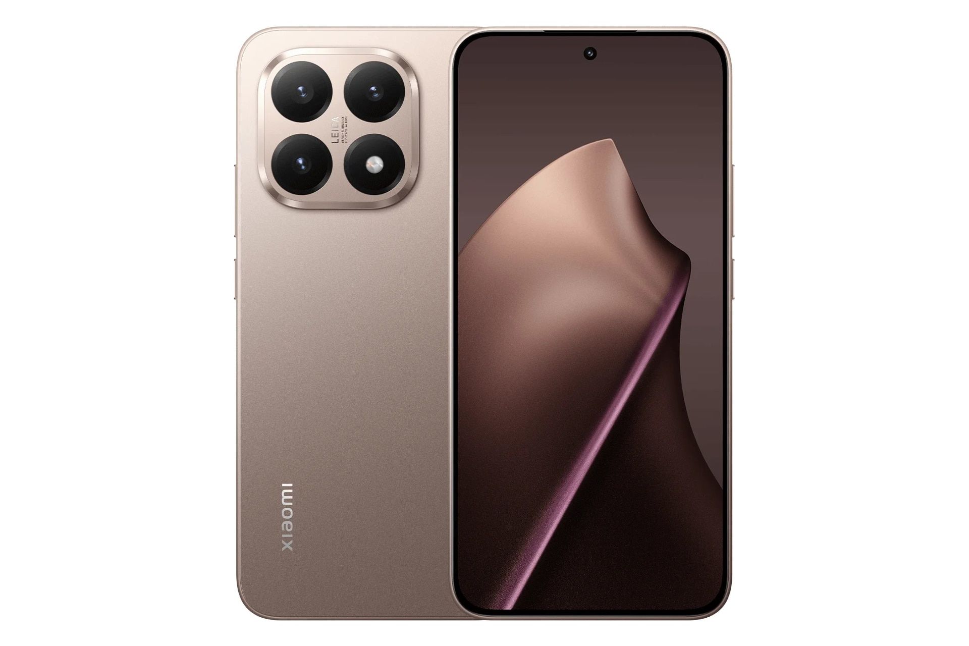 پنل جلو و پشت گوشی موبایل شیائومی Xiaomi 15T رز گلد