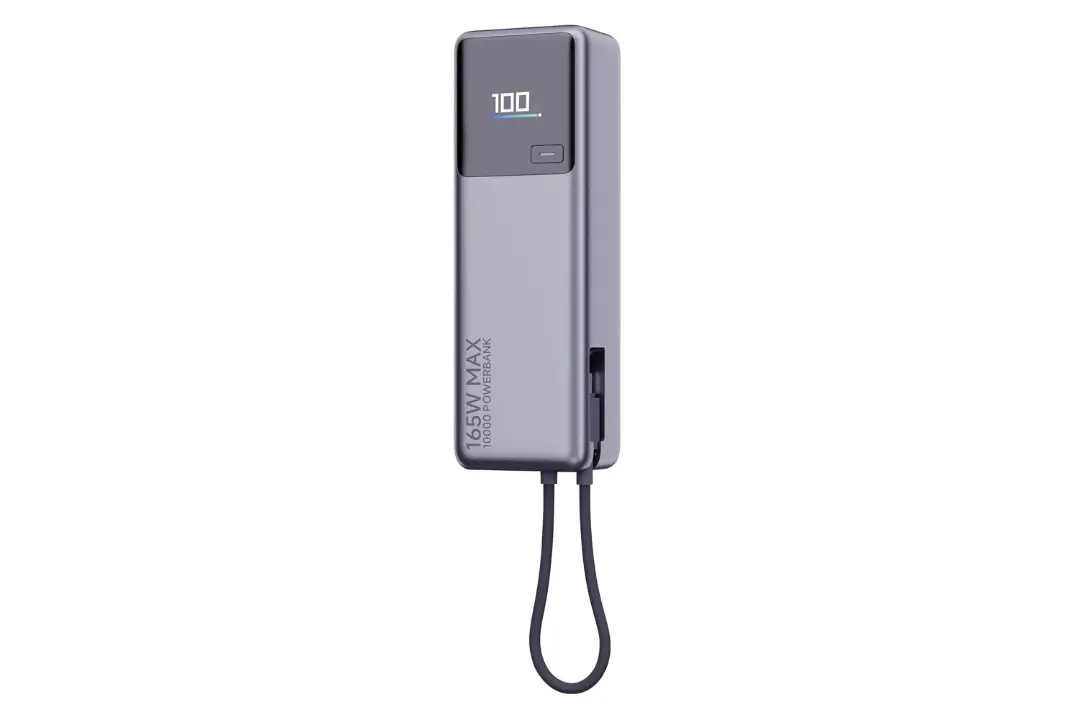 شارژدهی پاور بانک شیائومی 165W PB1165MI با ظرفیت 10000 میلی‌آمپر ساعت