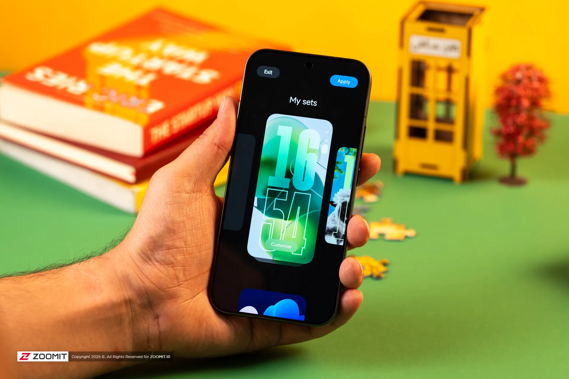 شخصی سازی لاک اسکرین هایپر او اس ۳ روی شیائومی ۱۷ پرو مکس