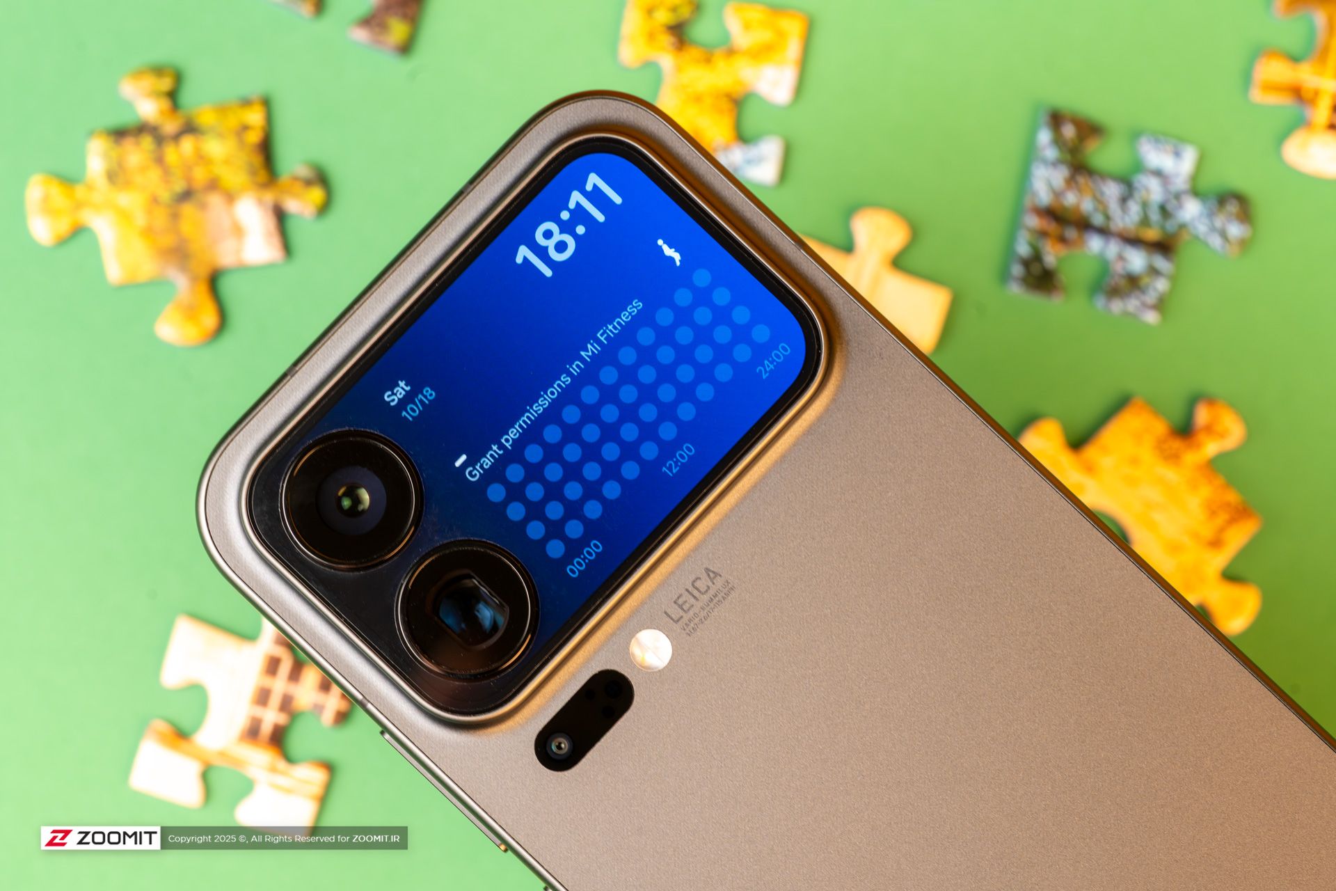 نمایش تقویم روی نمایشگر پشتی شیائومی ۱۷ پرو مکس