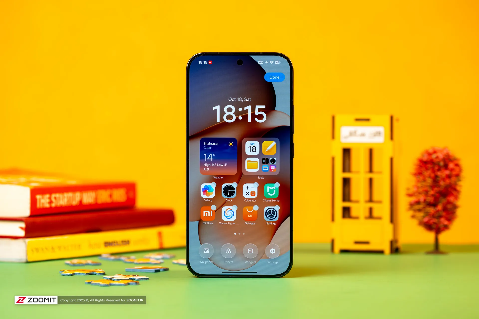 نمای جلویی شیائومی ۱۷ پرو مکس