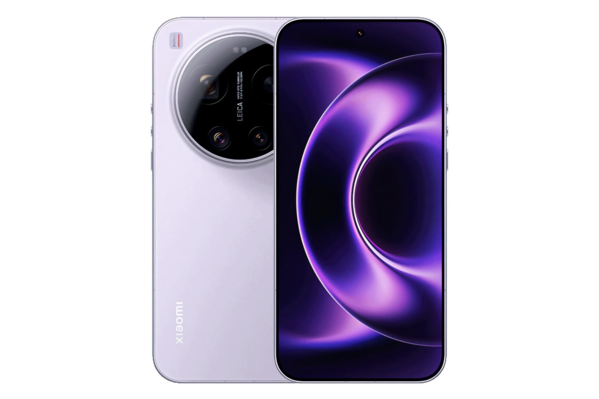 پنل جلو و پشت گوشی موبایل شیائومی 17 اولترا ارغوانی / Xiaomi 17 Ultra