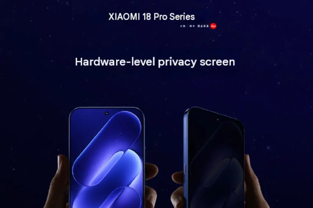 نمایشگر حریم خصوصی (Hardware-level privacy screen) در گوشی سری Xiaomi 18 Pro