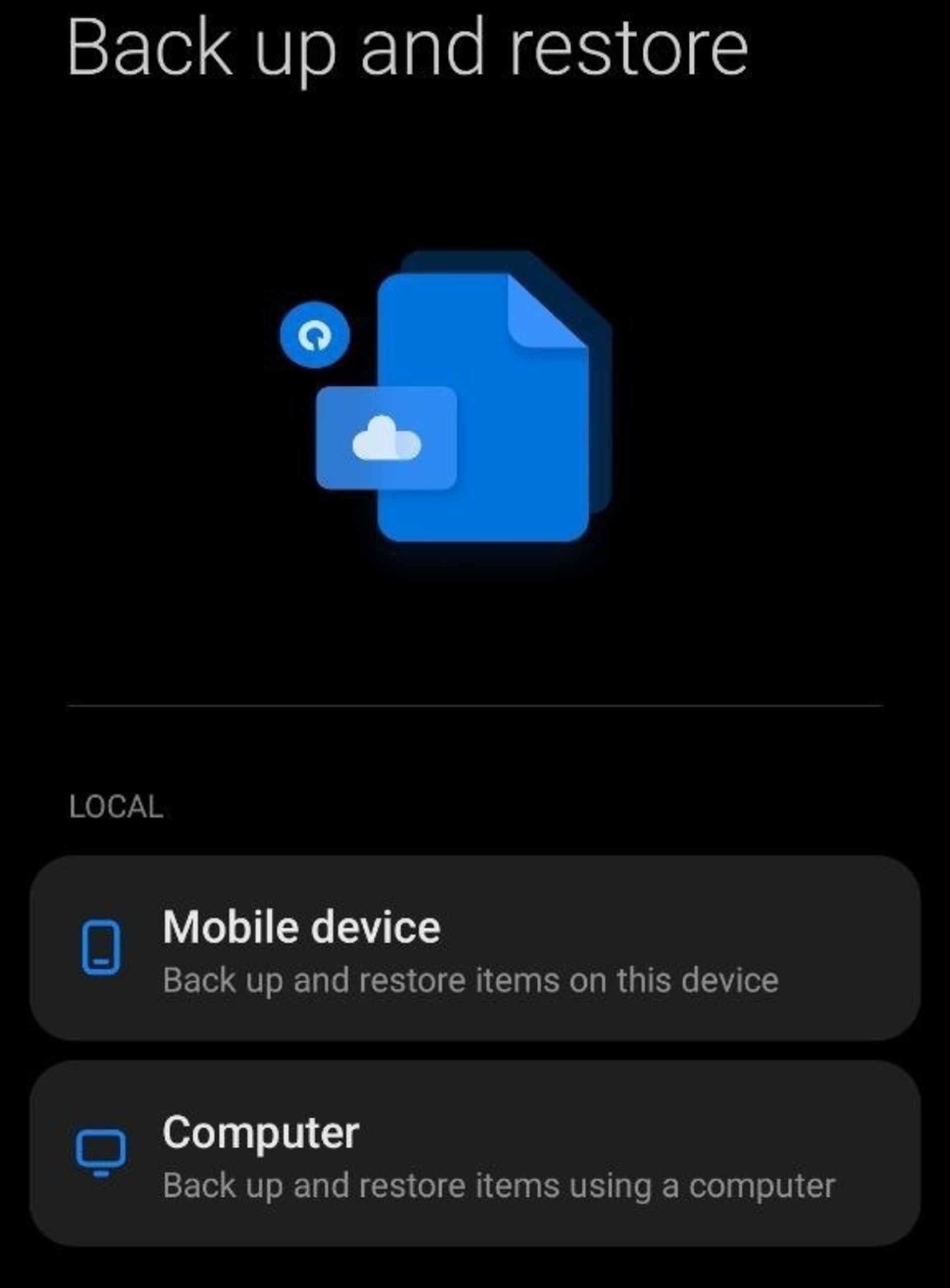 Xiaomi backup