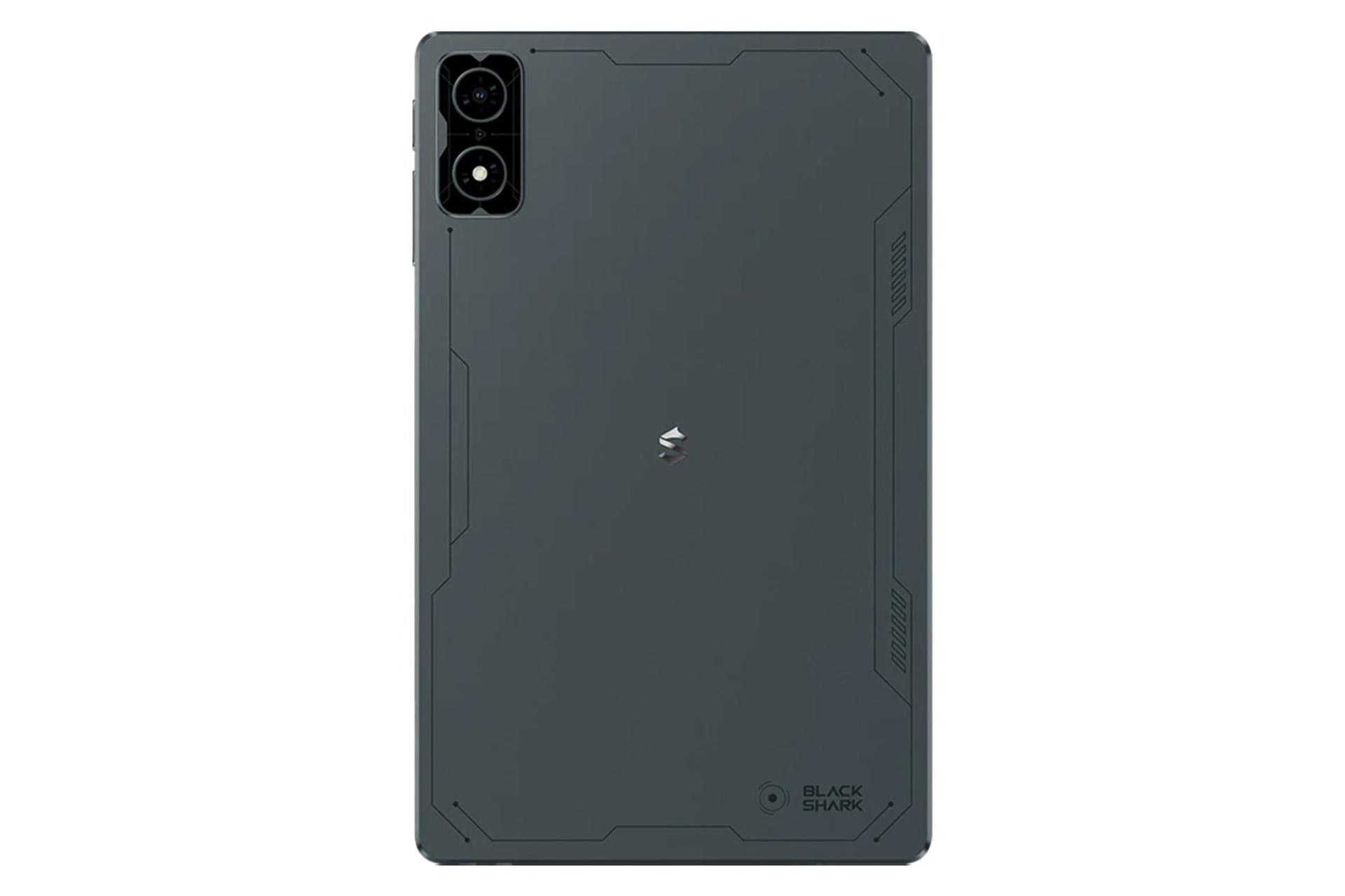 نمای پنل پشت تبلت Gaming Tablet بلک شارک شیائومی / Xiaomi Black Shark Gaming Tablet با نمایش دوربین و لوگو رنگ مشکی