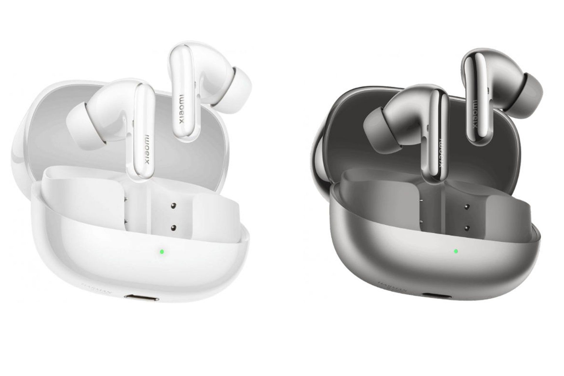 ایرباد شیائومی بادز ۵ پرو داخل کیس در دو رنگ