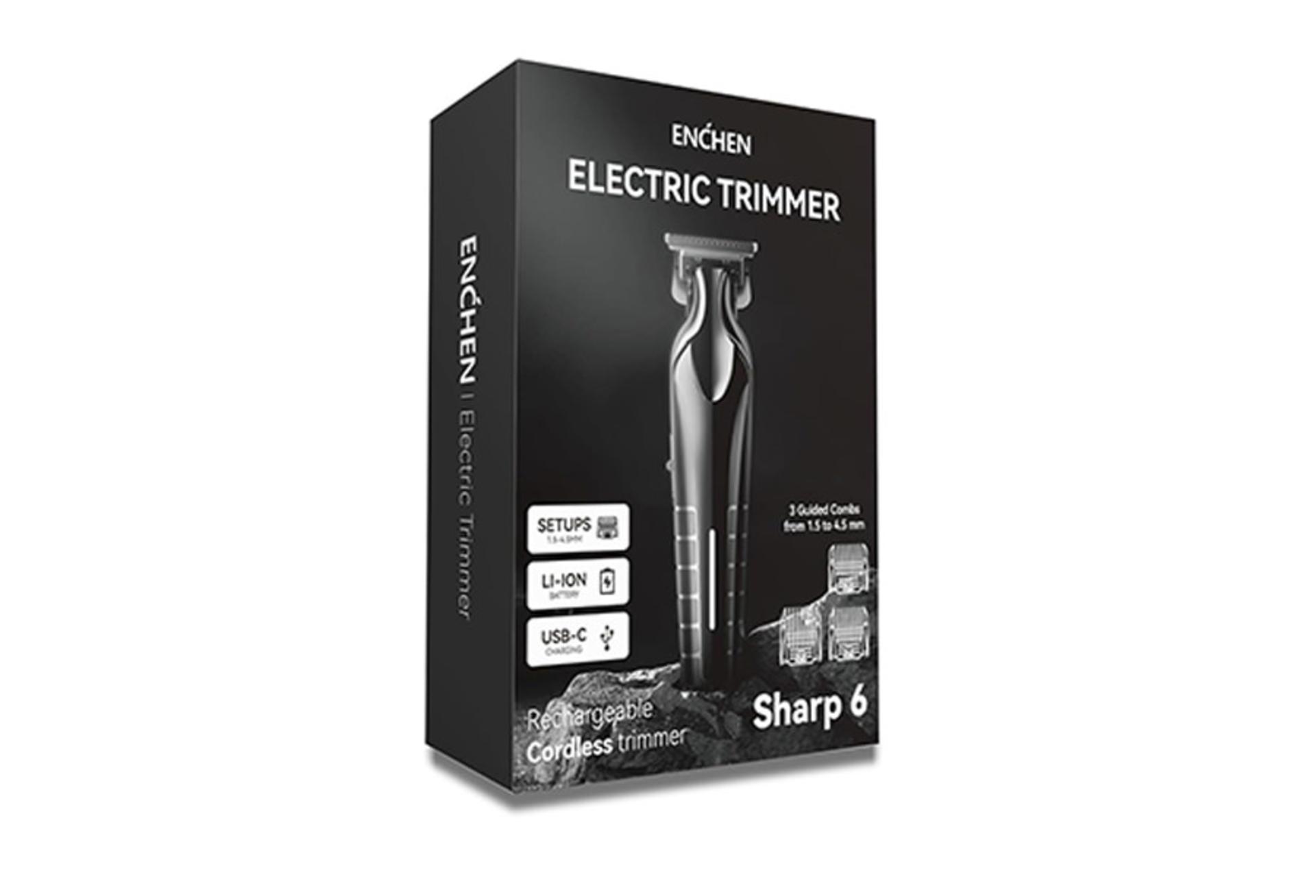 ماشین اصلاح شیائومی Xiaomi ENCHEN Sharp 6 نمای بسته بندی