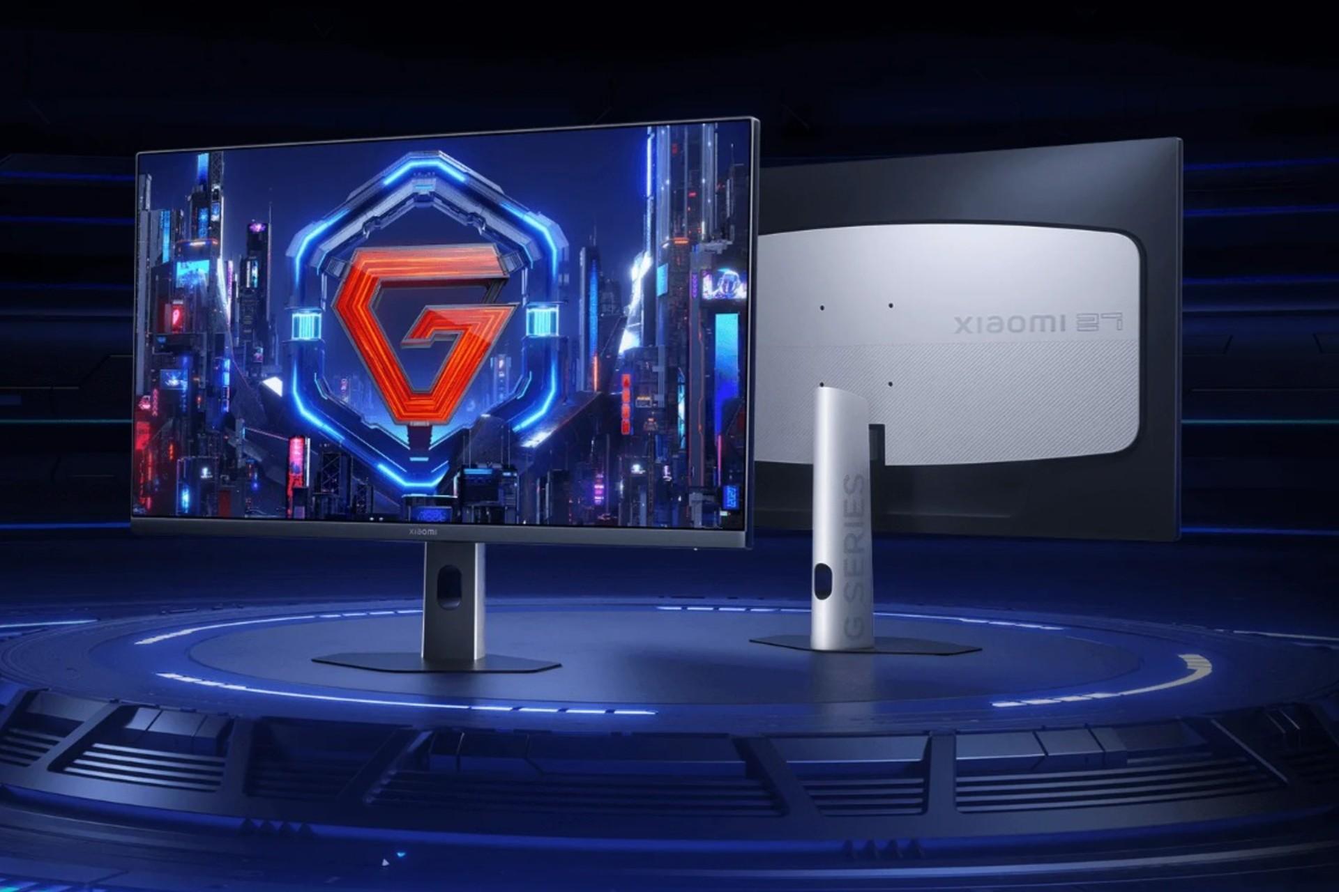 نمای پشت و جلو مانیتور شیائومی G27Qi