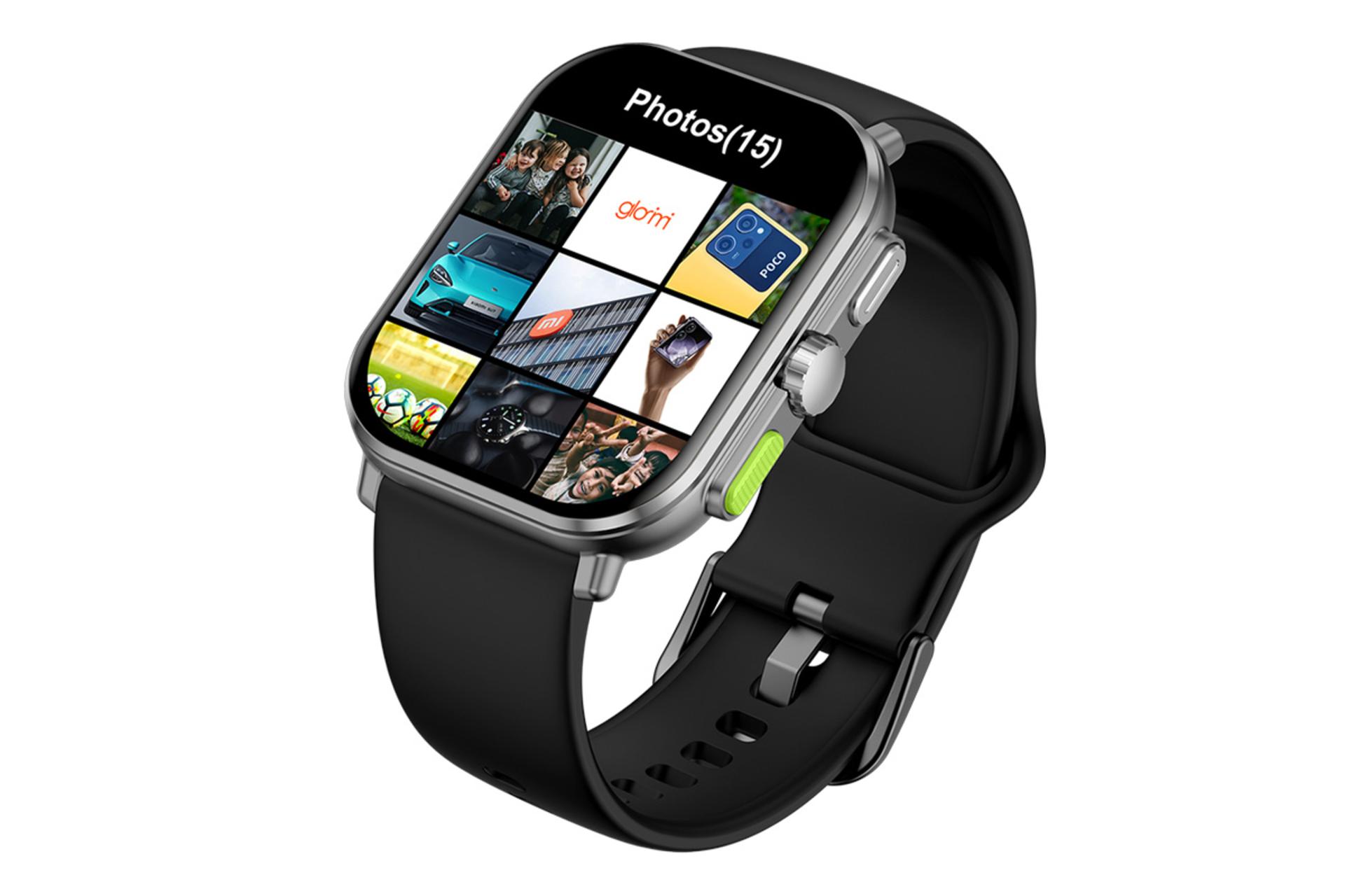ساعت هوشمند شیائومی Xiaomi Glorimi GS2 Pro با بند مشکی