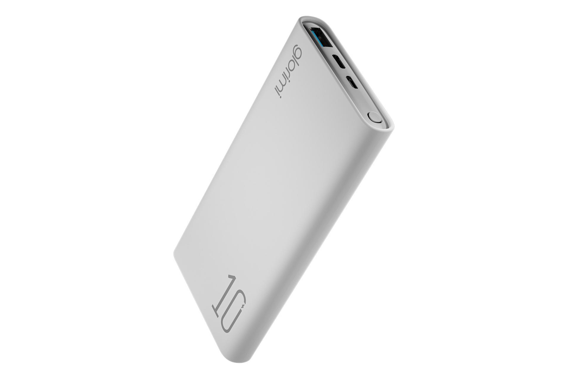 پاور بانک شیائومی گلوریمی Xiaomi Glorimi LightCore 10000mAh از نمای کناری
