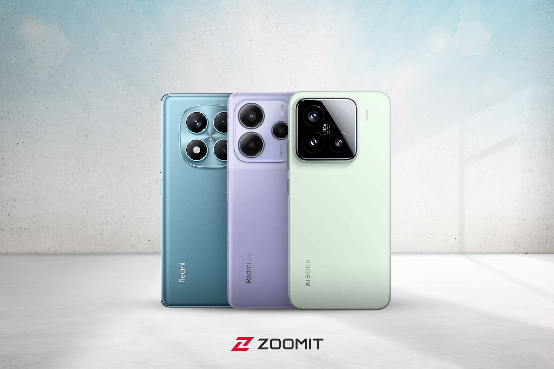 سه گوشی شیائومی