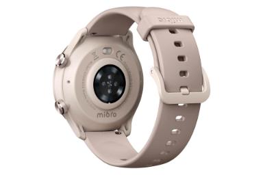 پشت ساعت هوشمند شیائومی Xiaomi Mibro A3 قهوه ای روشن