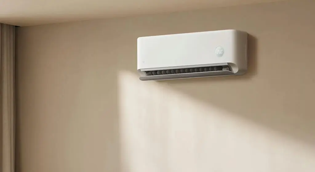 کولرگازی Mijia Health Wind 1.5HP شیائومی روی دیوار