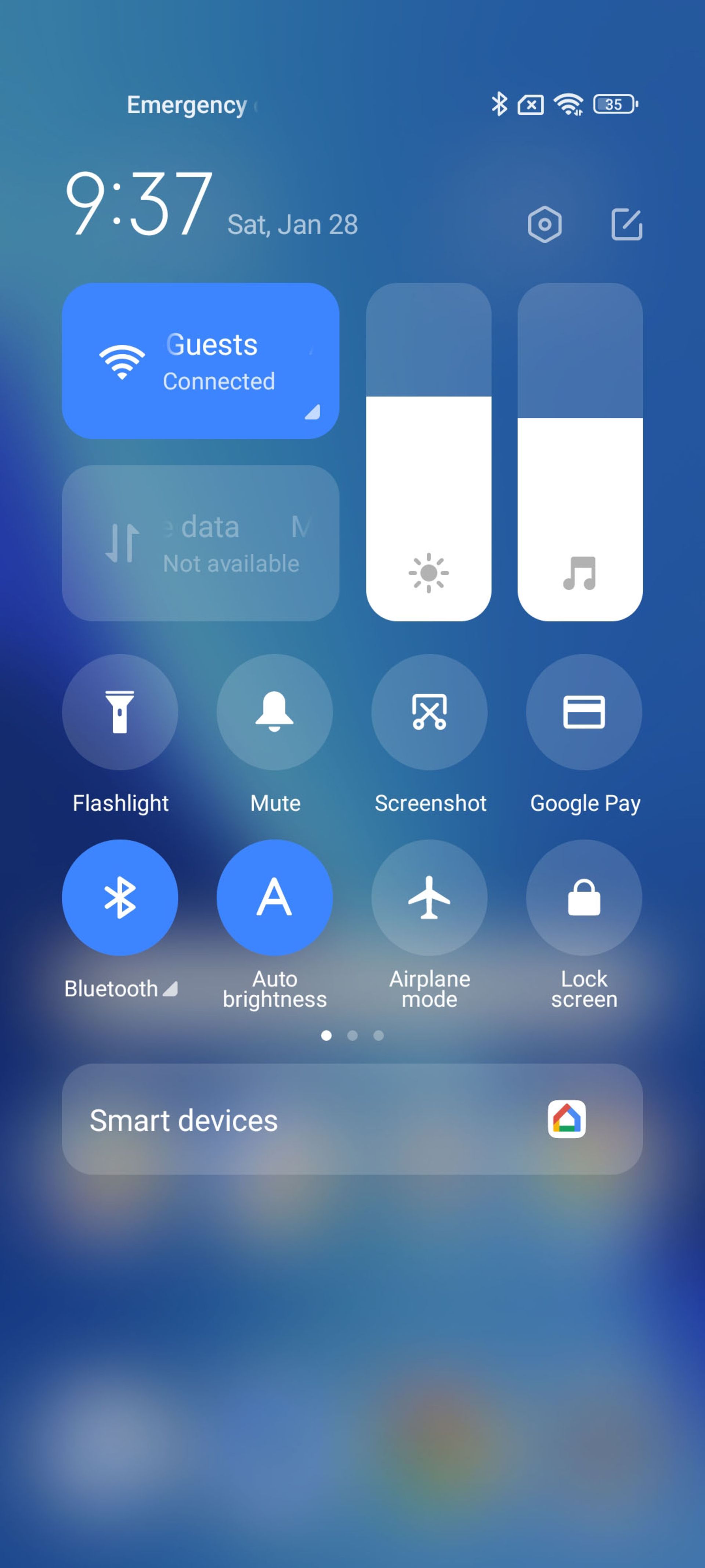 کنترل سنتر جدید رابط کاربری MIUI شیائومی