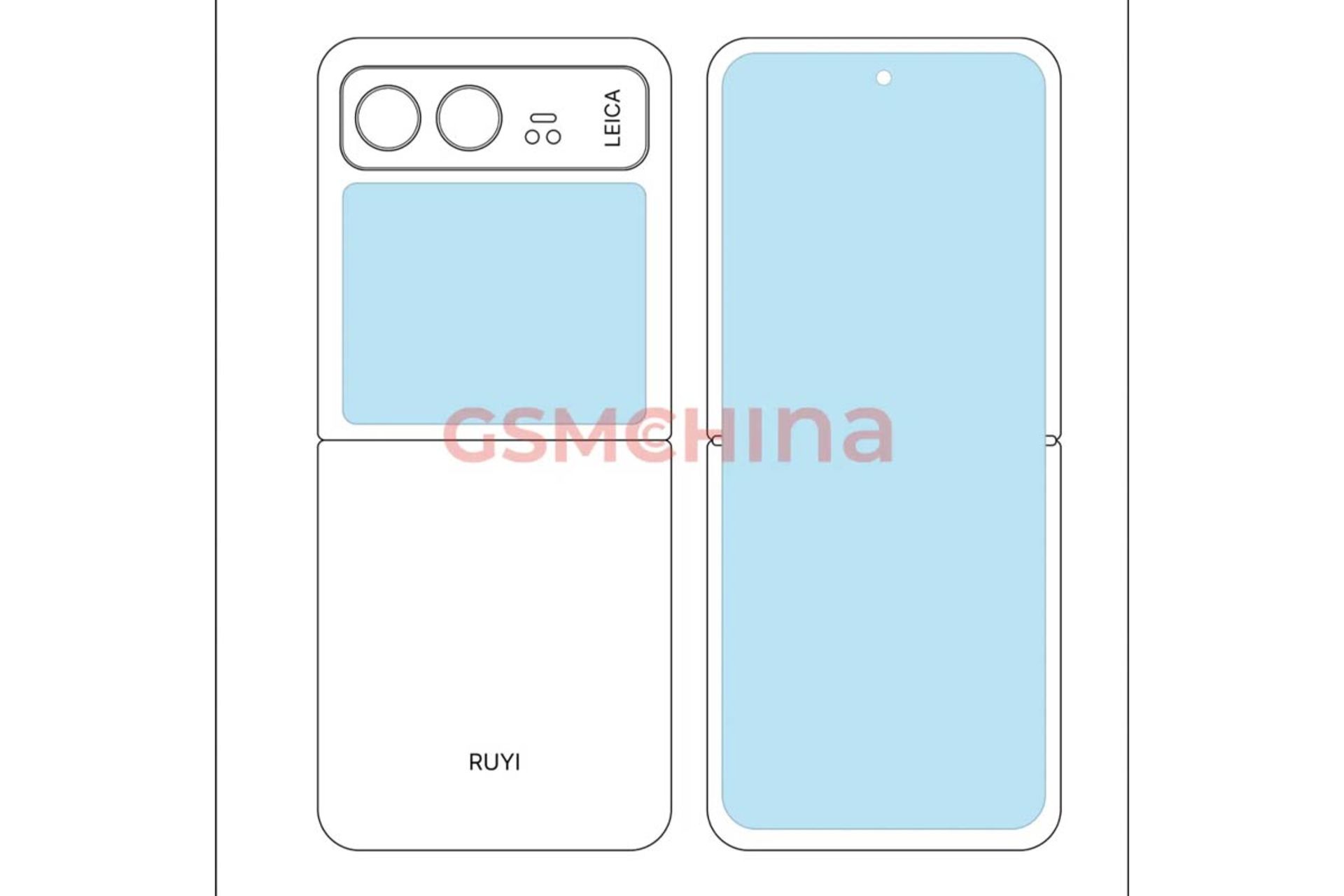گوشی شیائومی میکس فلیپ رندر غیر رسمی