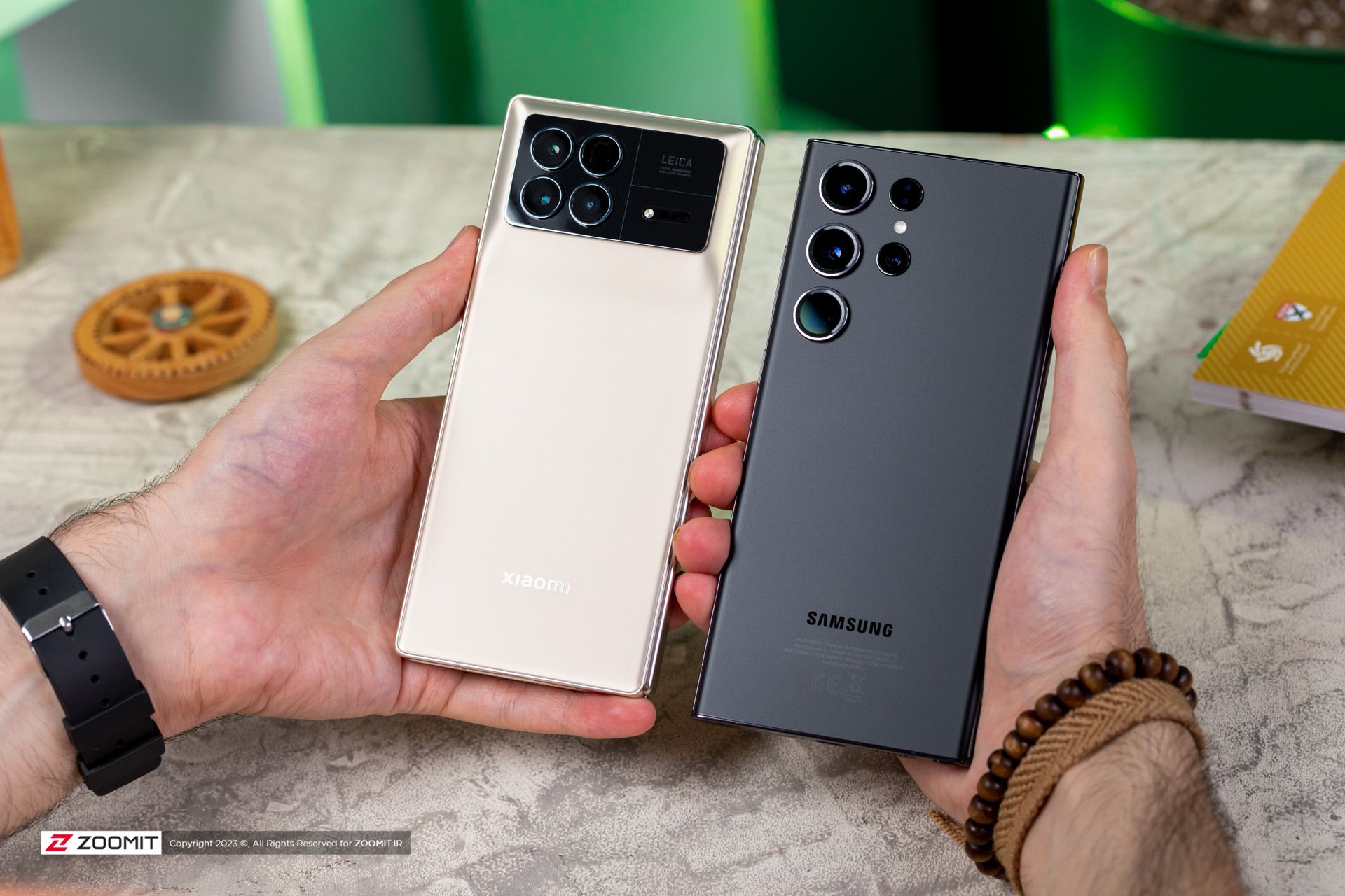 میکس فولد ۳ شیائومی درکنار اس ۲۳ اولترا