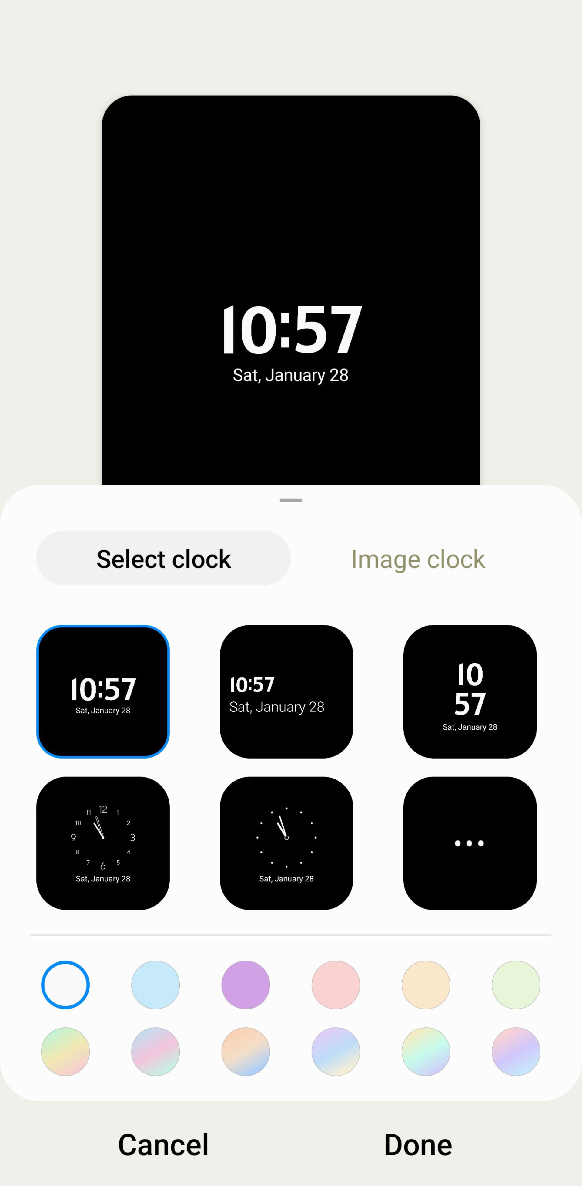 ویرایش نمایشگر همیشه روشن در رابط کاربری One UI سامسونگ