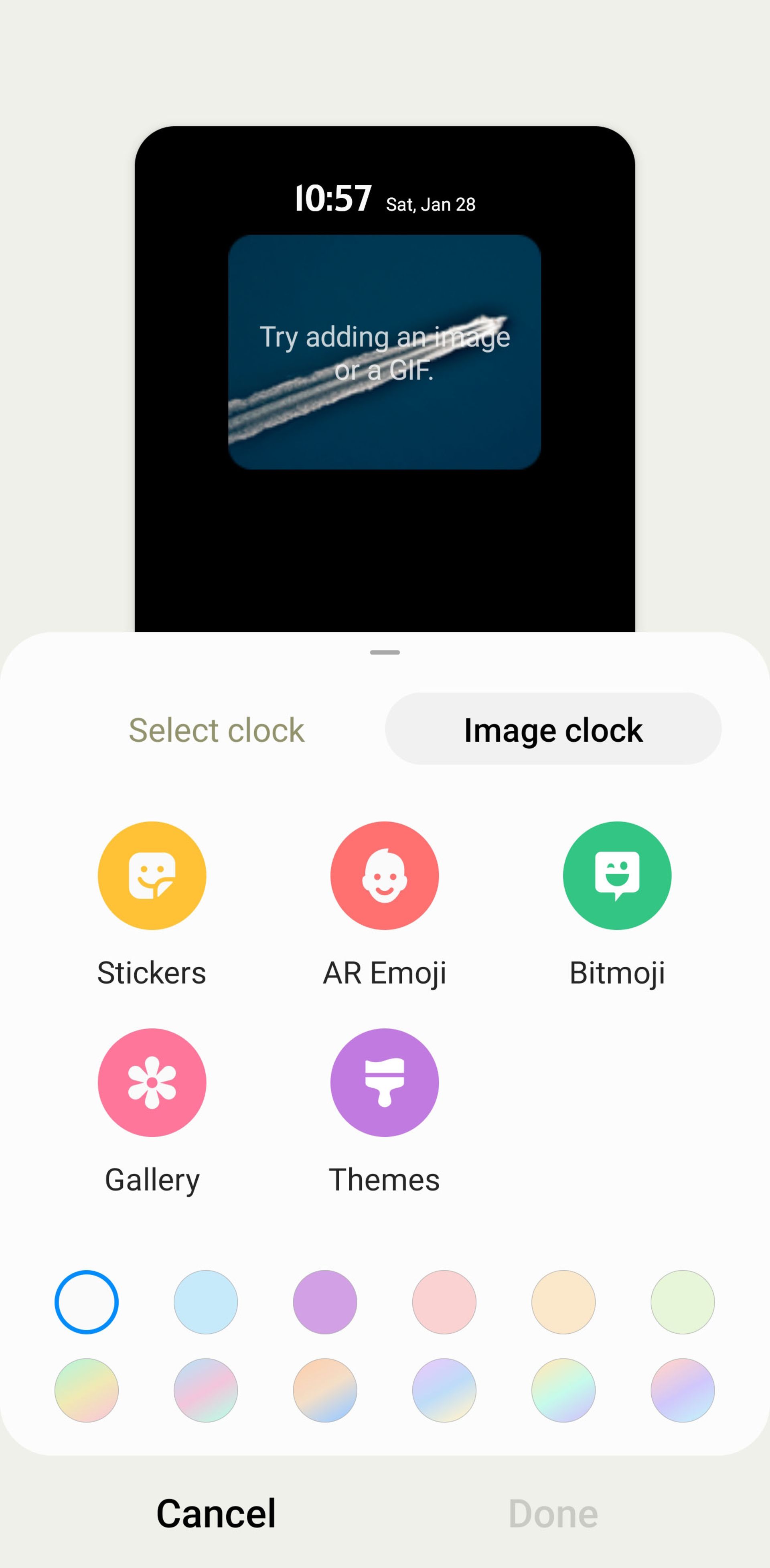 شخصی‌سازی نمایشگر همیشه روشن در رابط کاربری One UI سامسونگ
