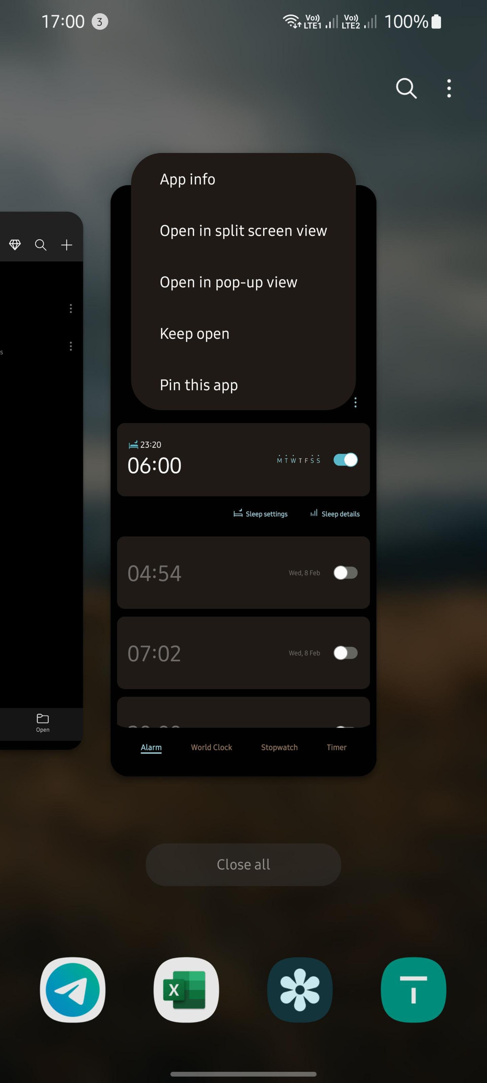 پین کردن اپلیکیشن در رابط کاربری One UI سامسونگ
