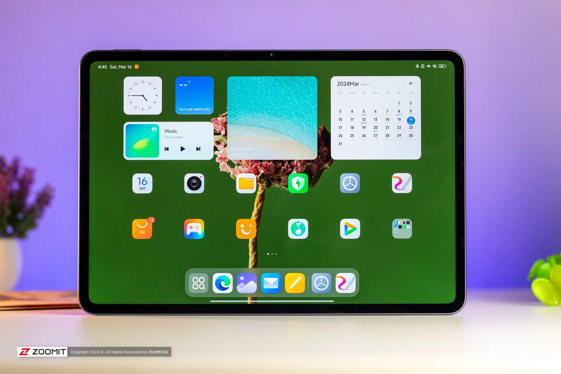 Xiaomi Pad 6s Pro display