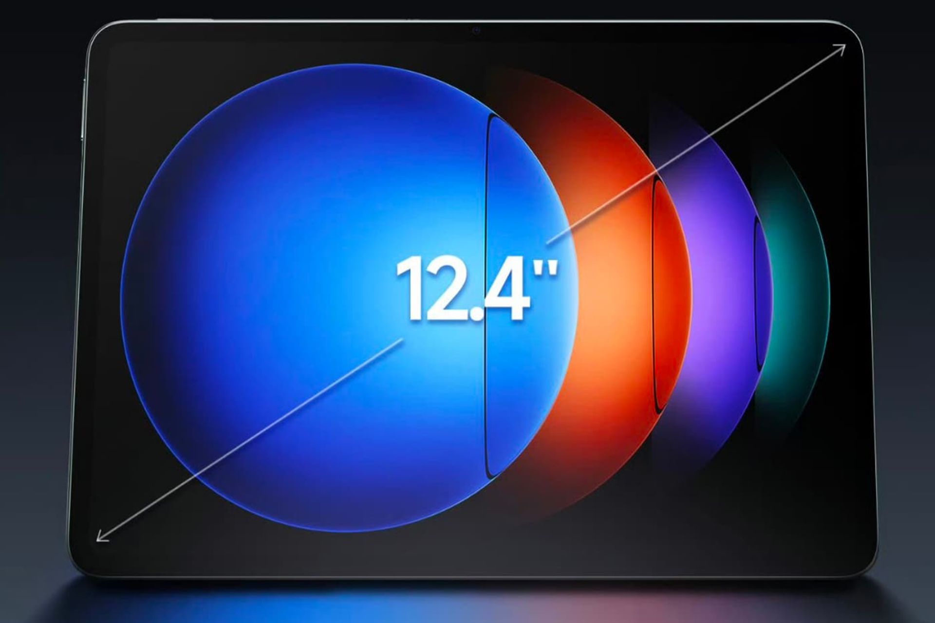 شیائومی پد 6S پرو از نمای جلو