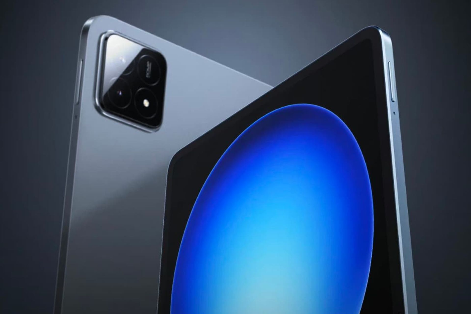 شیائومی پد 6S پرو مدل خاکستری نمای پشت و جلو