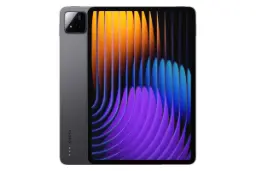 نمای کلی تبلت پد 7 شیائومی / Xiaomi Pad 7 با نمایشگر روشن و نمایش لوگو و دوربین