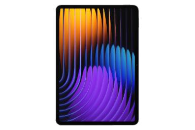 نمای پنل جلوی تبلت پد 7 شیائومی / Xiaomi Pad 7 با نمایش حاشیه‌های نمایشگر و دوربین سلفی