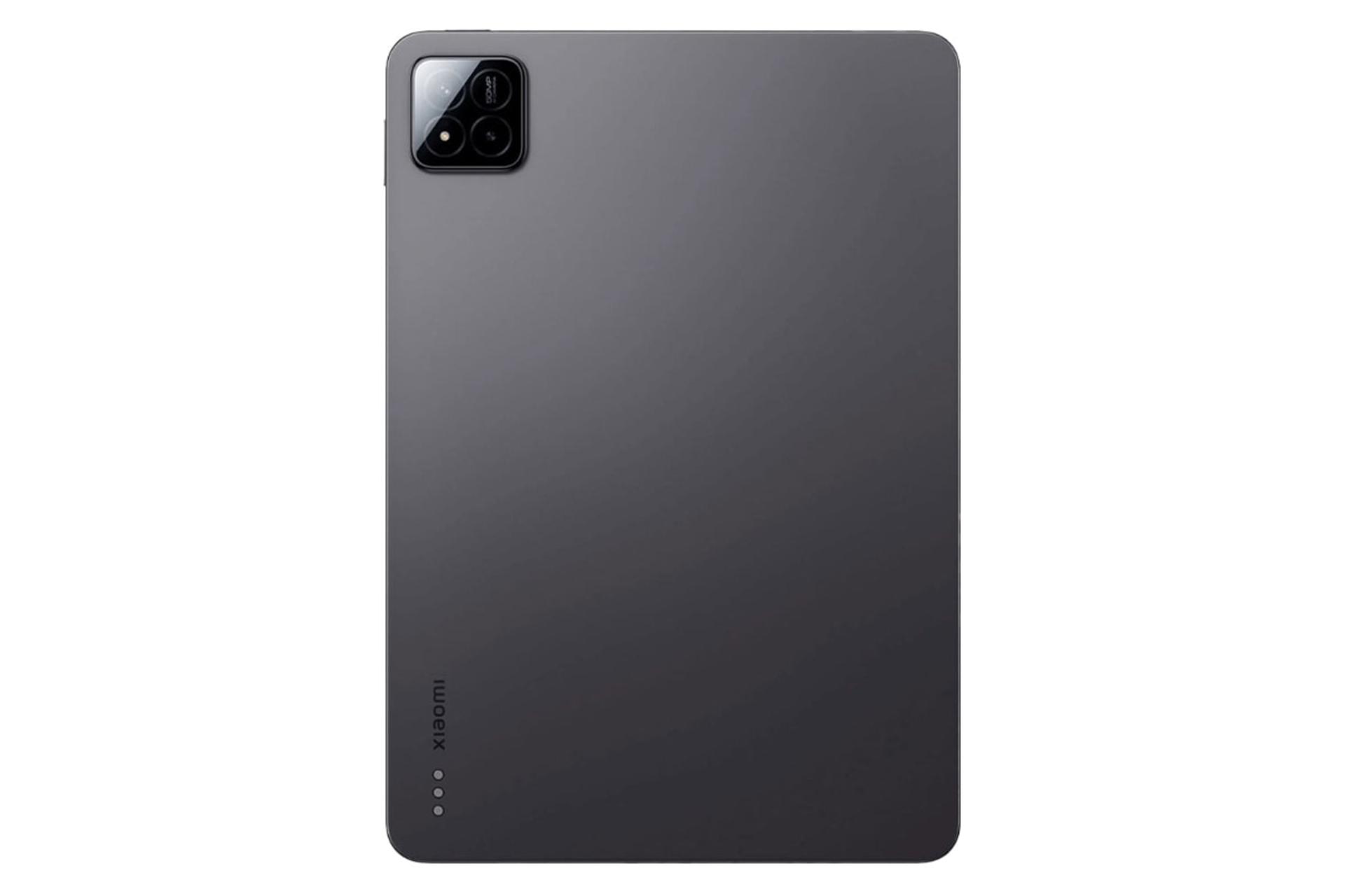 نمای پنل پشت تبلت پد 7 پرو شیائومی / Xiaomi Pad 7 Pro با نمایش دوربین و لوگو رنگ خاکستری