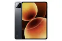 نمای کلی تبلت پد 8 شیائومی / Xiaomi Pad 8 با نمایشگر روشن و نمایش دوربین و لوگوی پنل پشت رنگ مشکی