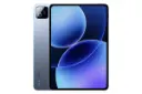 نمای کلی تبلت پد 8 شیائومی / Xiaomi Pad 8 با نمایشگر روشن و نمایش دوربین و لوگوی پنل پشت رنگ آبی
