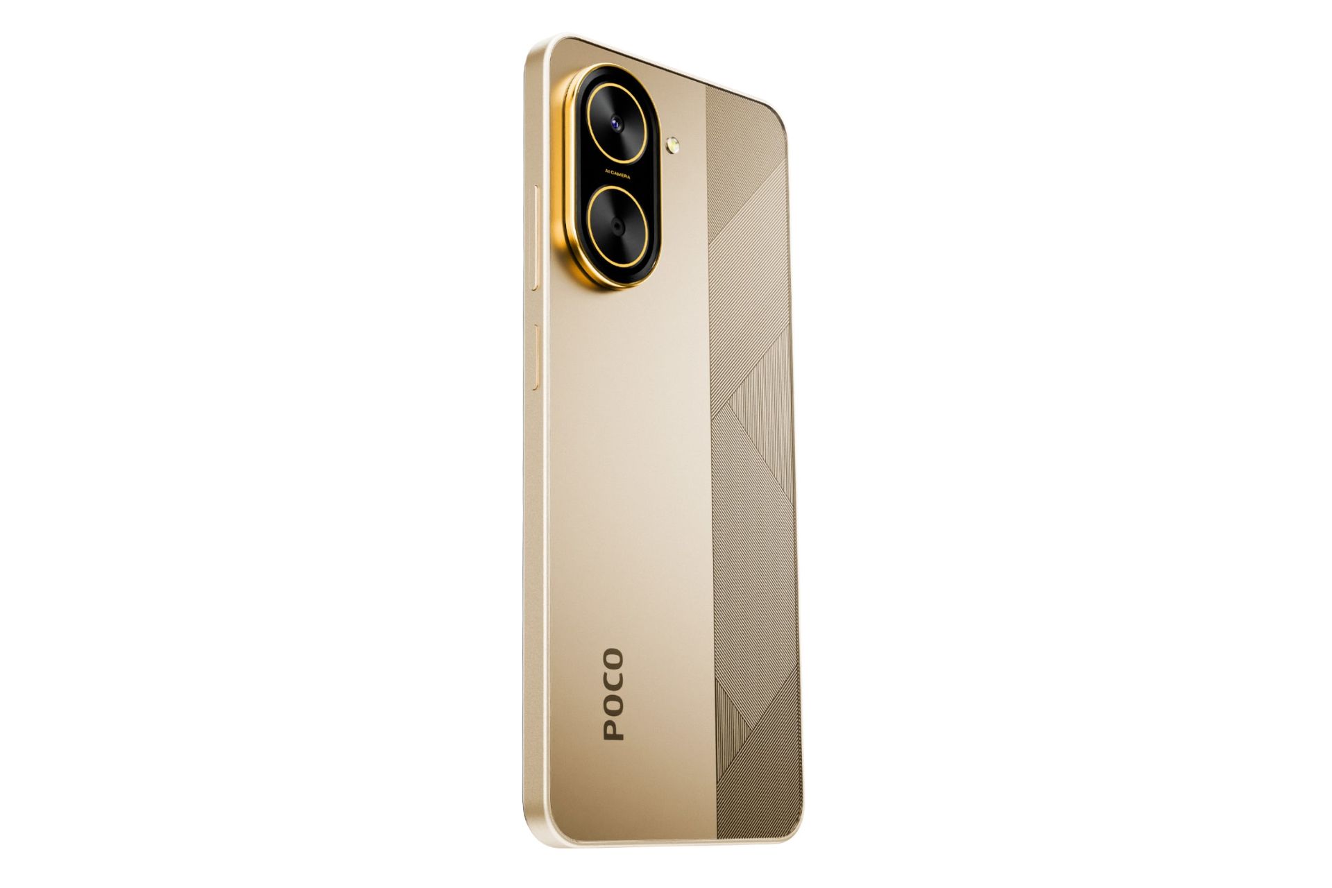 پنل پشت و چینش دوربین گوشی موبایل پوکو C71 شیائومی طلایی / Xiaomi Poco C71