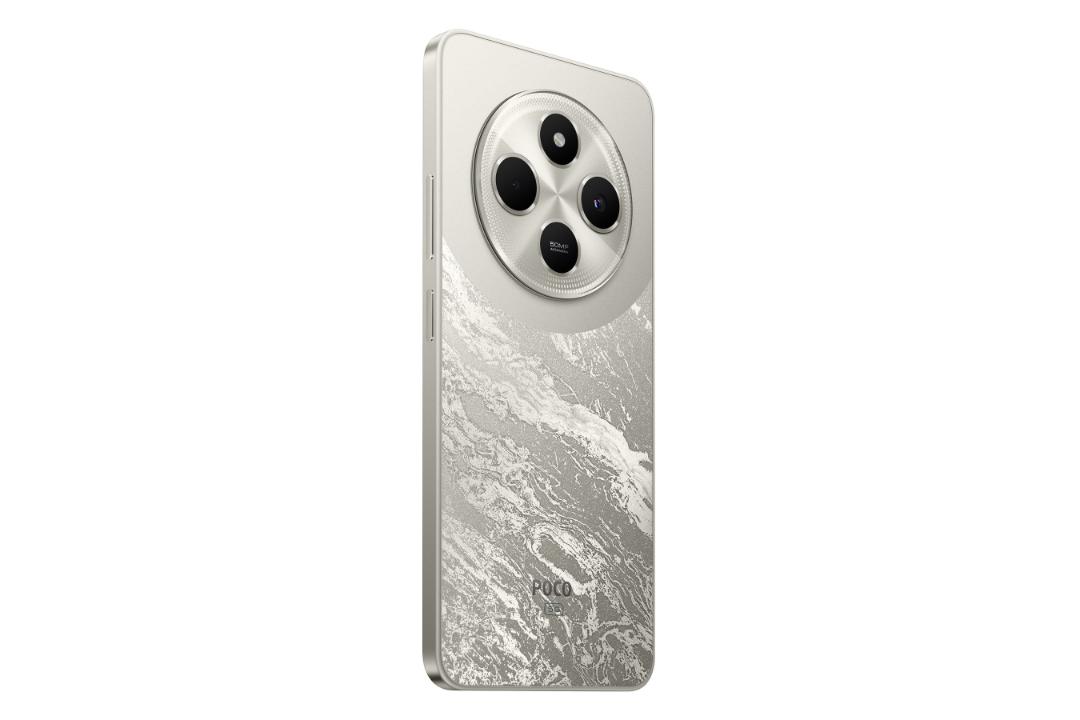 پنل پشت و چینش دوربین گوشی موبایل پوکو C75 شیائومی 5G نقره ای / Xiaomi Poco C75 5G