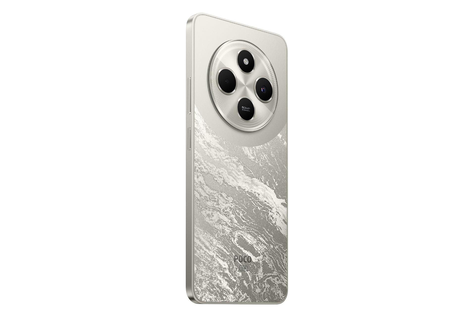 پنل پشت و چینش دوربین گوشی موبایل پوکو C75 شیائومی 5G نقره ای / Xiaomi Poco C75 5G