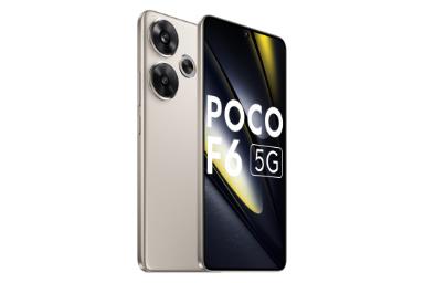نمای چپ گوشی موبایل پوکو F6 شیائومی تیتانیوم / Xiaomi Poco F6