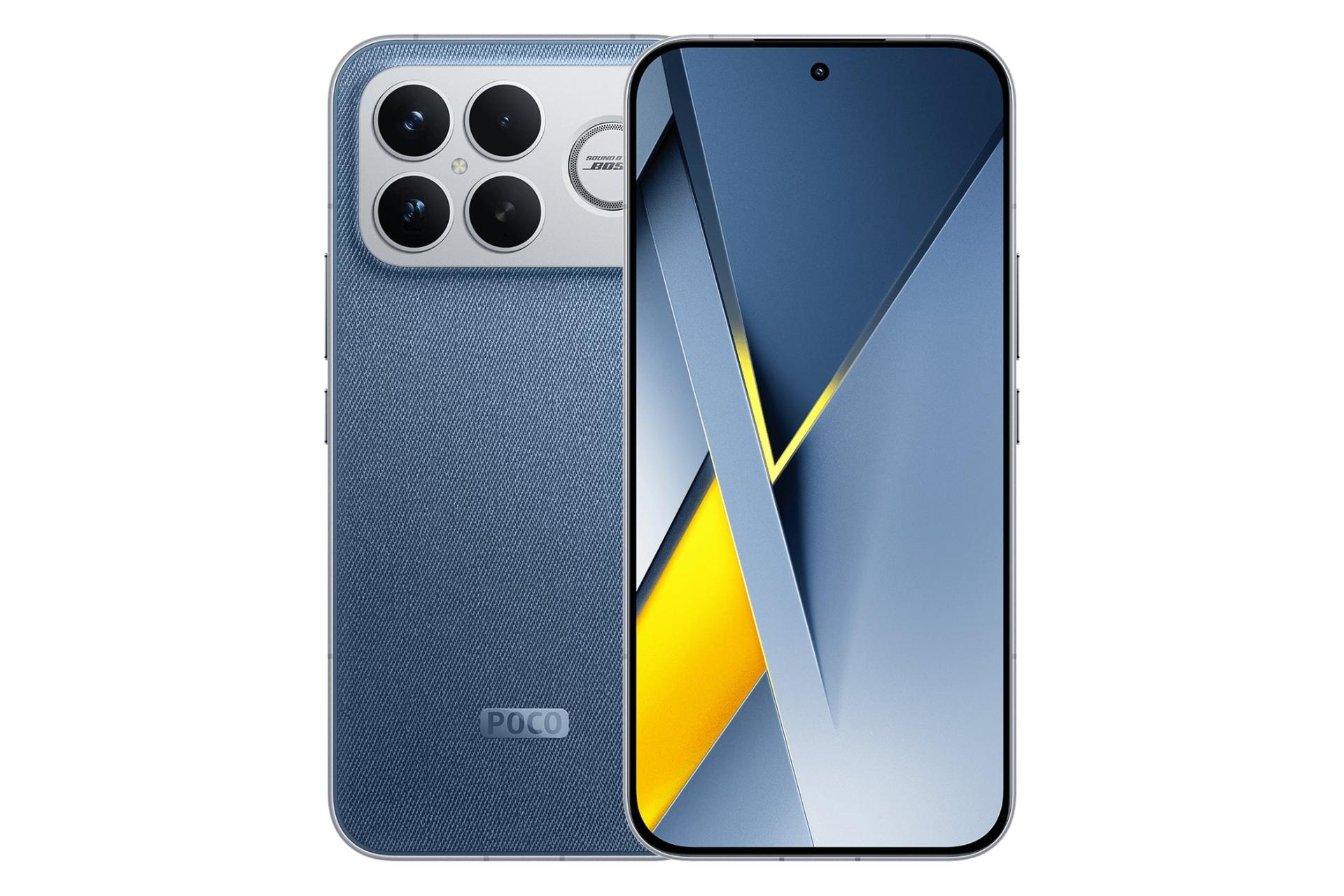 پنل جلو و پشت گوشی موبایل پوکو F8 اولترا شیائومی آبی / Xiaomi Poco F8 Ultra