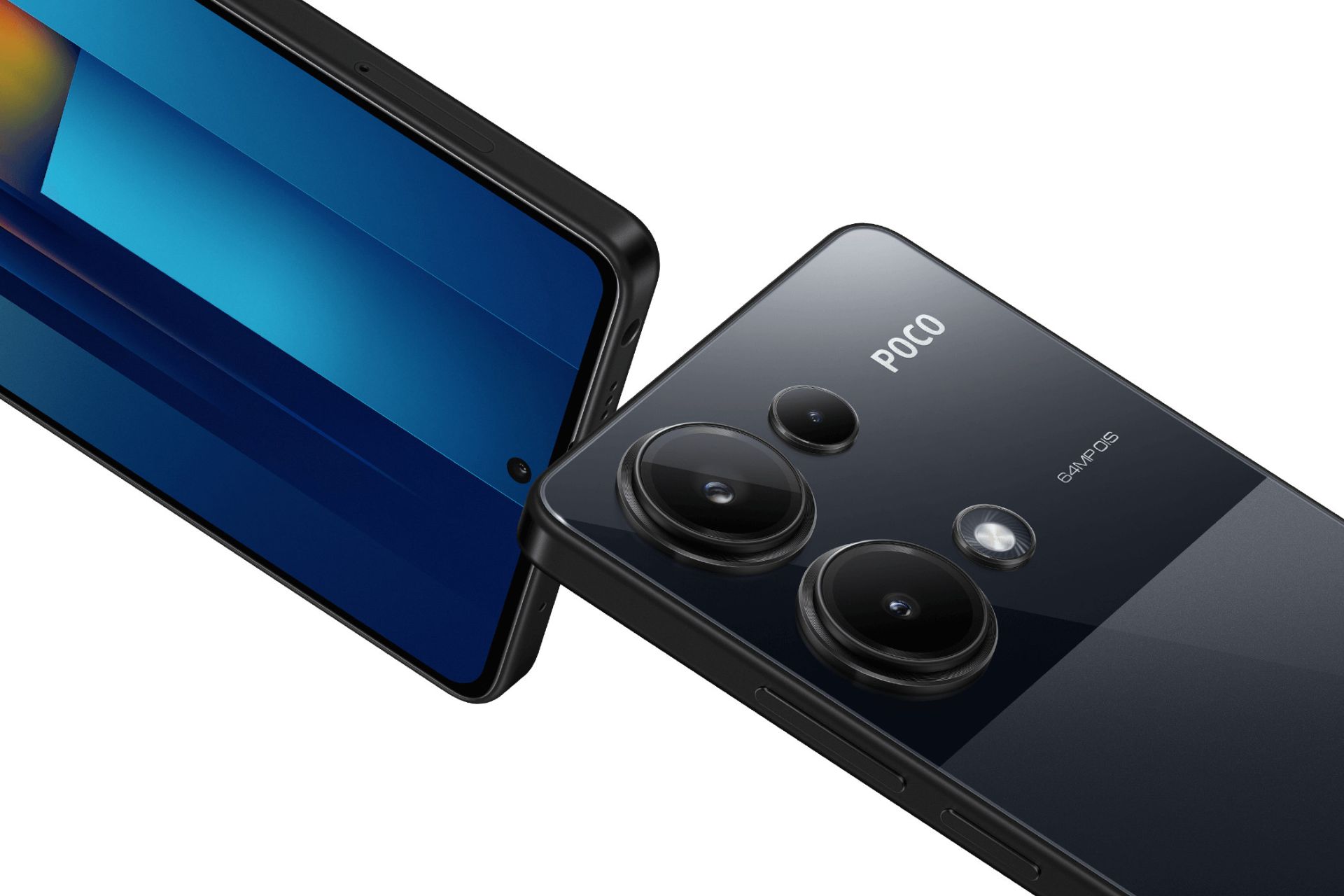دوربین سه گانه گوشی موبایل پوکو M6 پرو شیائومی مشکی / Xiaomi Poco M6 Pro
