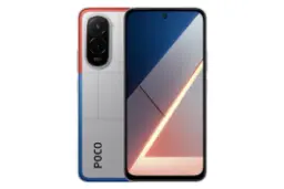 پنل جلو و پشت گوشی موبایل پوکو M7 شیائومی 4G نقره ای / Xiaomi Poco M7 4G