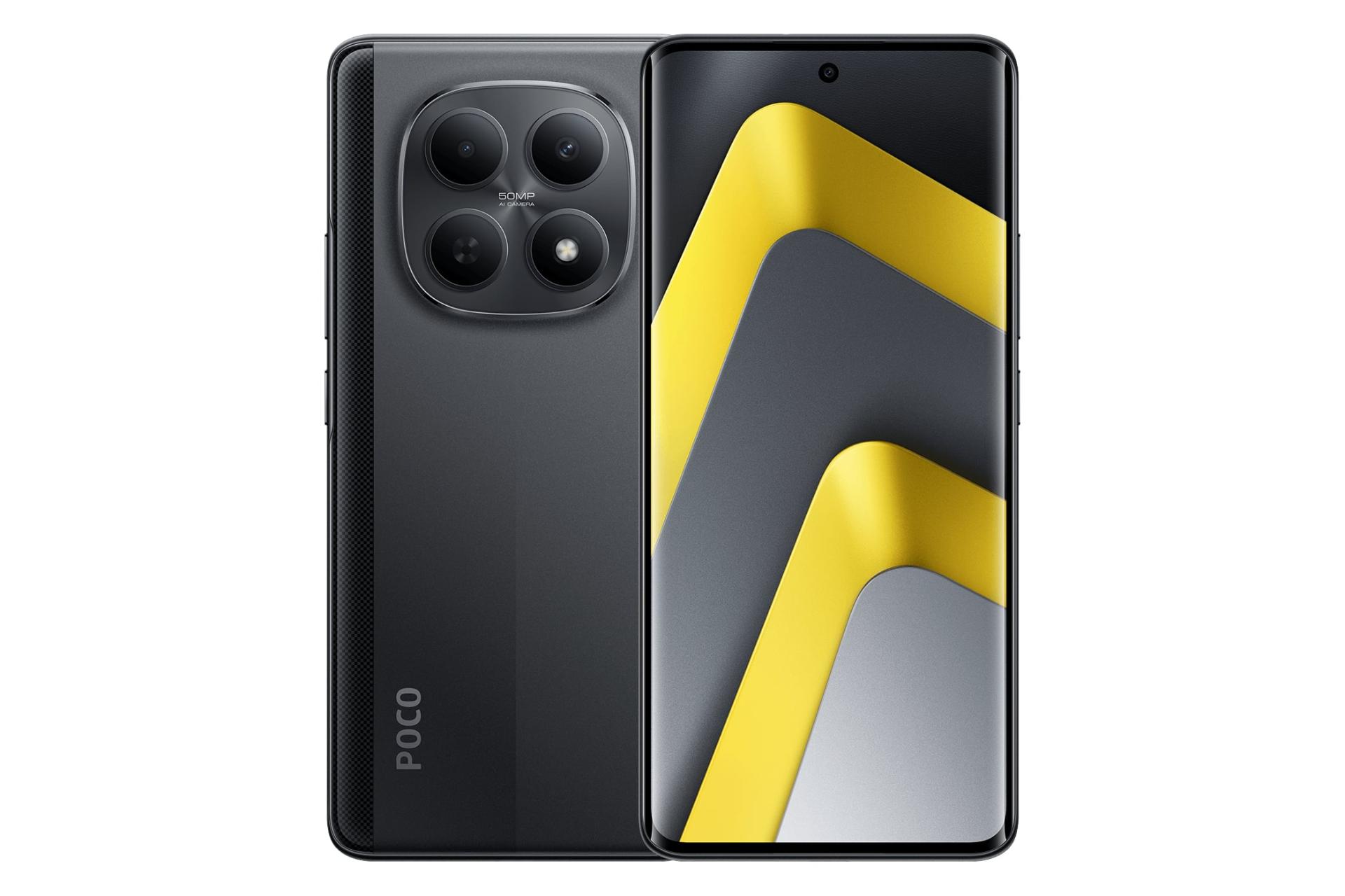 پنل جلو و پشت گوشی موبایل پوکو M8 شیائومی مشکی / Xiaomi Poco M8