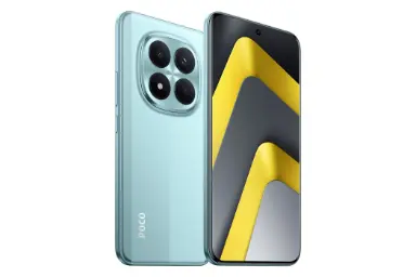 نمای جانبی گوشی موبایل پوکو M8 پرو شیائومی سبز روشن / Xiaomi Poco M8 Pro