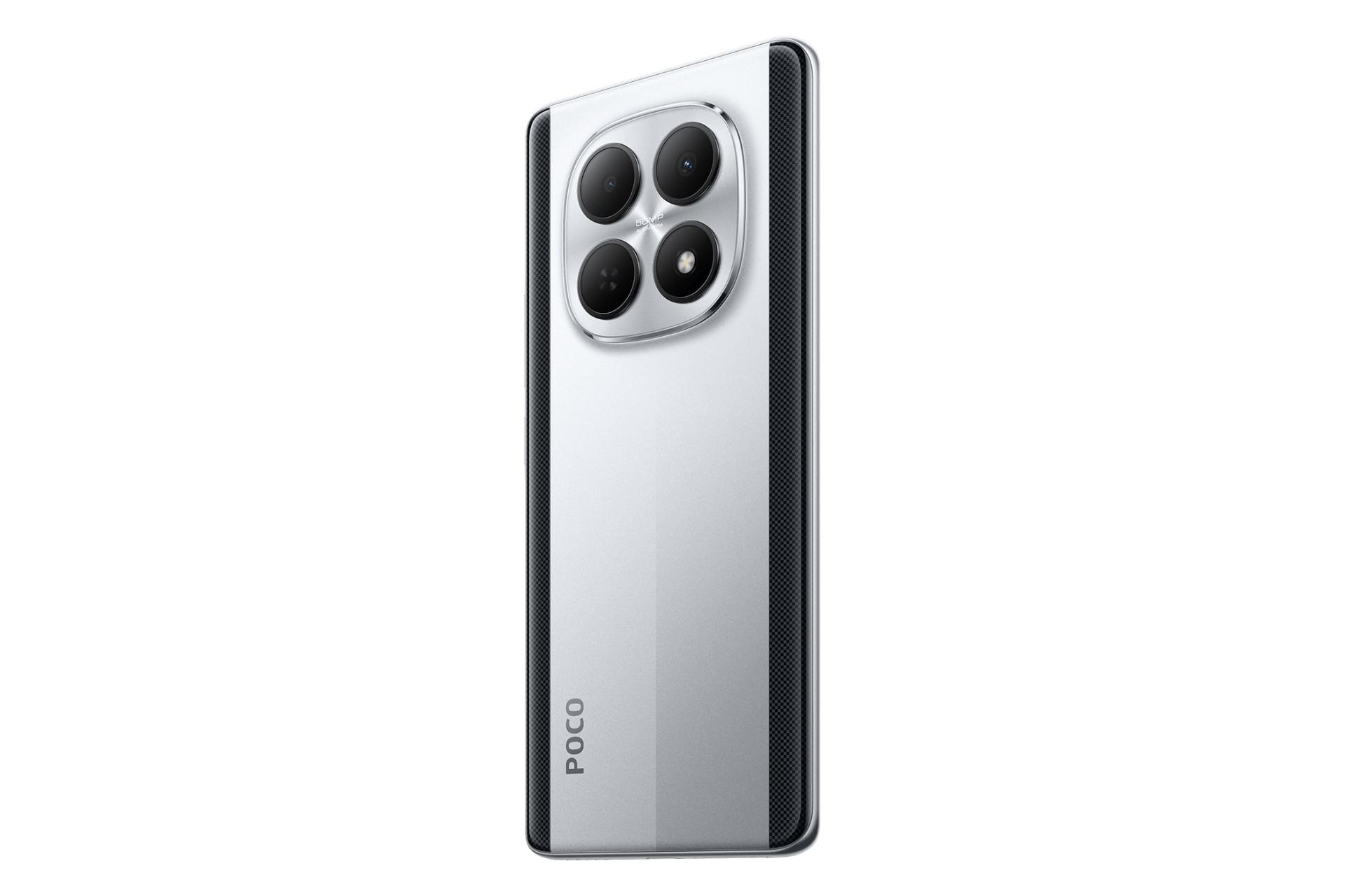 پنل پشت و چینش دوربین گوشی موبایل پوکو M8 شیائومی نقره ای / Xiaomi Poco M8