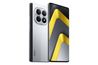 نمای جانبی گوشی موبایل پوکو M8 شیائومی نقره ای / Xiaomi Poco M8